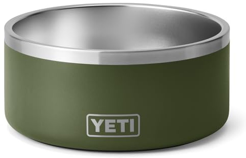 YETI Boomer, Stainless Steel, Non-Slip Dog Bowl, Highlands Olive, 8