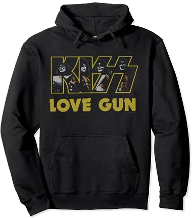 Kiss – Love Gun Logo Pullover Hoodie