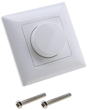 The Lord of the Tools Ein-/Aus-Schalter zum Ein-/Ausschalten, 0-10 V, Dimm-Netzteil, Dimmschalter, kein Polaritätsschalter für dimmbare LED-Glühlampen und Halogenlampen, Weiß