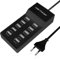 Sccvee Caricatore Multiplo, Presa di Alimentazione a 10 Porte USB, Ricarica Rapida Multiporta da 40 W, Hub Compatibile con iPhone 12/13/14/Samsung S22/S21/S20/iPad/Xiaomi/Huawei/OPPO