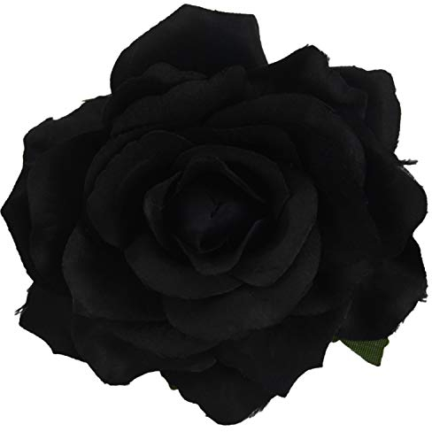 Bruafsir Broche Fleur Pin Clip Broche Fleur 5 Paquets Noirs