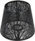 predolo Abat-jour moderne avec motif d'arbres abat-jour en métal décoratif pour lampe de table lampadaire bureau table de chevet chevet, noir