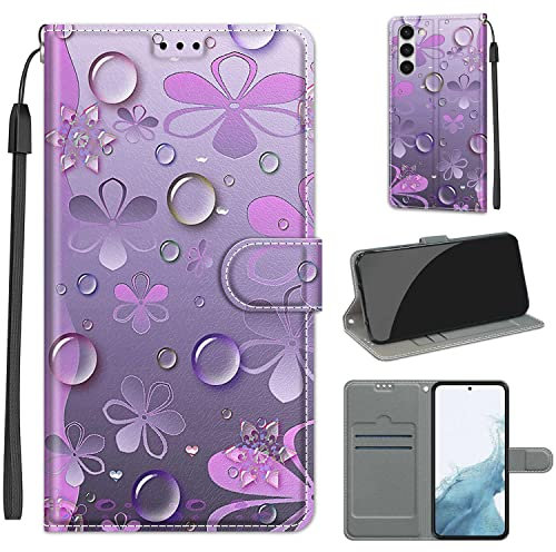 TOMYOU Compatible with Samsung Galaxy S23 Case, Premium PU Leather Wallet Phone Case with [Card Holder][TPU Inner Shell] Shockproof Flip Cover for Galaxy S23 5G 6.1 Inch