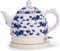 EKAYG Kettles Ceramic Electric Kettle Cordless Water Teapot, Teapot-Retro 1L Jug, 1350W Water Fast for Coffee, Soup, Removable Base, Automatic Power Off,Boil Dry Protection- for Ho