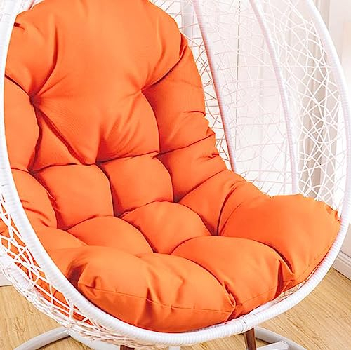 Earnmore Dicke Hängekorb Stuhl Bank Kissen Pad, Garten Ei Hängematte Stuhl Schaukel Stuhl Sitzkissen, Weiche Indoor Outdoor Möbel Liege Matte mit Rückenlehne