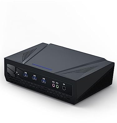 ALLASONE Mini Ordinateur Windows 11 Pro AMD Ryzen 9 8GB DDR4 RAM 512G SSD,1TB HDD,Mini PC DP HDMI Type-C Triple Affichage 4K UHD,TF Fente Mini Ordinateur de Bureau USB3.0 WiFi 6 BT5.2