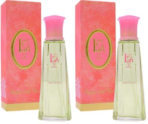 Jacques Saint Pres Isa Eau de Parfum, 100 ml (Packung mit 2)
