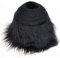 10cmx150cm Flauschige Kunstpelzband Kunstfell Band Fellstoff,Furry Faux Pelz Stoff Dekoband Zierband Plüsch Trim Plüschstoff Plüschband Borten Bänder zum Nähen Nähen Kleidung Weihnachtsdeko,Schwarz