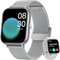 Montre Connectée Femme Fitness Smartwatch: 1.83 Full écran Watch avec Appel Bluetooth 100+ Sport Mod Fréquence Cardiaque Moniteu Podometre Lecteur de Musique Montre Intelligent compatible Android iOS