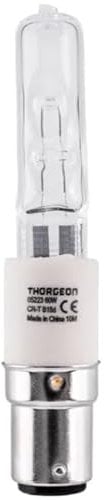 THORGEON Halogen Lamp CERAM CR-T 60W B15d T13 980Lm h87mm