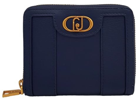 Portafoglio donna Liu-Jo Anaba ecs M zip around dress blue AS24LJ15 AA4034 E0031 BLU