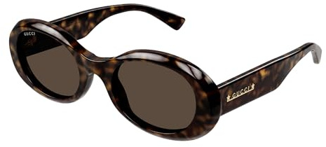 Gucci Damen GG1587S-002 52 Sun Woman RAC Sonnenbrille, Habana