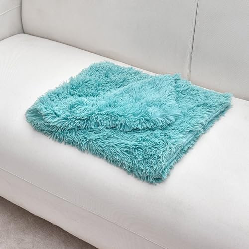 XXIUDEE Waschbare Hundedecken für Bett, Sofa, Autositz, warmer Schlaf, Katzenmatten, Welpendecken, Haustierüberwurf, Hundebettbezüge, kratzfest, schmutzig, für Möbel im Innenbereich (Blau, 80 x 50 cm)