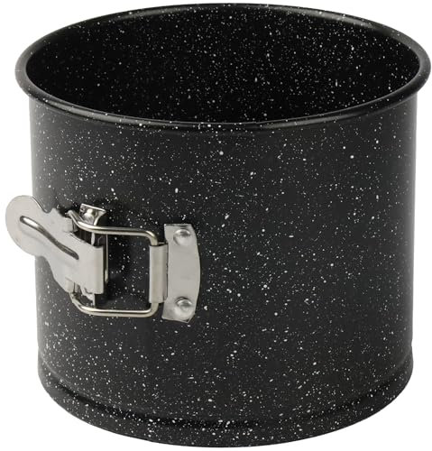 KARL HAUSMANN Springform Hoch - 14 x 11,5 cm - Tortenform aus Kohlenstoffstahl - Kuchenform Rund mit Antihaft-Beschichtung - Verstellbare Backform - Sprinform Extra Hoher Rand - Tortenbackform