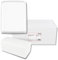 HYPAFOL Handtuchpapierspender Maxi Interfold Weiß Matt - Hygienespender für V-Falz Papierhandtücher, 600 Blatt Kapazität (weiß matt, Spender + Handtuchpapier)
