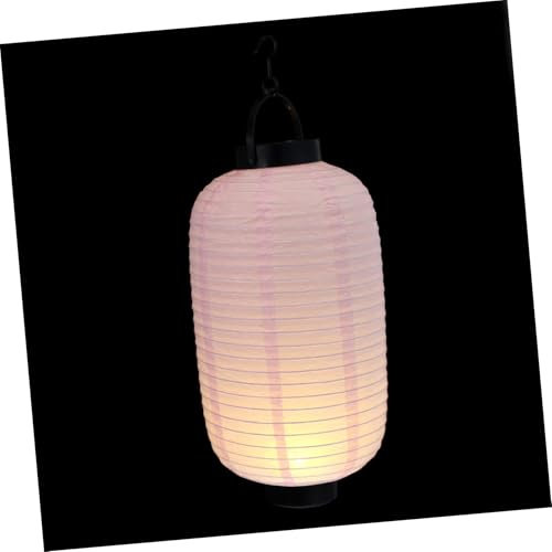 VILLCASE Abat-jour rose lampe décorative lampe suspendue Décoration japonaise traditionnelle Décoration traditionnelle japonaise lanternes suspendues roses abat-jour Papier