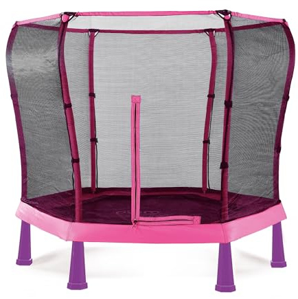 Plum Play Kids 7ft Junior Jumper Trampoline With Safety Enclosure