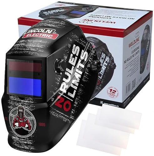 Casco de soldadura automática EUROONE sin reglas. LINCOLN ELECTRIC