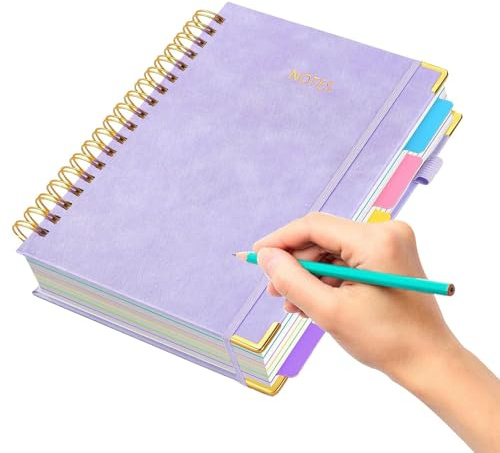 College-Liniertes Notizbuch 300 Seiten Schreibblock, Journal und Planer