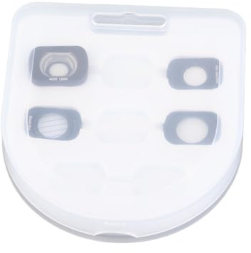 CHICIRIS 3 Kamera -Objektivfilter -Kit Weitwinkel Makro Zielfernrohr weiß Weicher Blaufilter Sportkamera