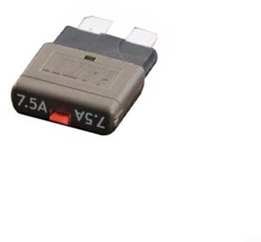 Risveglio Automatische Reset-Leitungsschutzschalter, Flachsicherung, 12 V, 24 V, 5, 30 A, ATC, dünner Typ für Marine, Automobil, Wohnmobil, SAE J553 J1171 konform (7,5 A)
