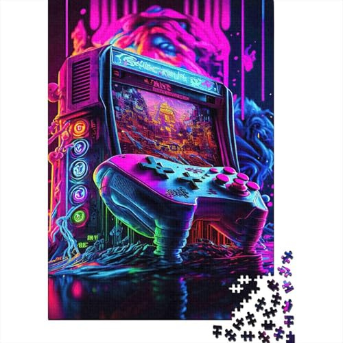 Arcade Puzzle Retro Gaming Stil 1000 Teile Papier Erwachsene entspannung konzentration