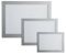 Karteo® Magnethülle silber | Magnetrahmen flexibel mit Rückwand Klebefläche | Informationsrahmen DIN A5 Format 210 x 148 mm | magnetischer Rahmen Kleberahmen Türschild Beschriftungsschild