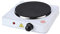 KitaBulb Electric Portable Kitchen Hot Plate Hob, Single Boiling Ring, Cast Iron Heating Plate, 1000W, White