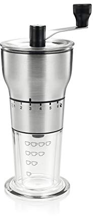 Tescoma 428802 GrandChef Macinacaffè, Acciaio Inossidabile, Argento, 22.5 cm