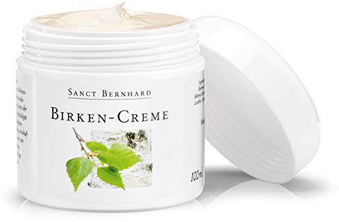 Sanct Bernhard Birken Creme | Leicht, sanft pflegend, entzündungshemmend, juckreizlindernd & heilungsfördernd | 100ml