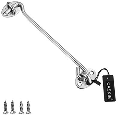 Gancho de Cabina Acero Inox 304, Gancho Ventana Gancho Cabina de Pestillo de Ventana Puerta Gabinete Gancho Puerta Gancho Cabina Sujetadores Gancho Captura Cabina Ojo Puerta