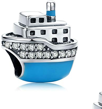 Charm da viaggio in argento Sterling 925 per braccialetti Pandora (nave)