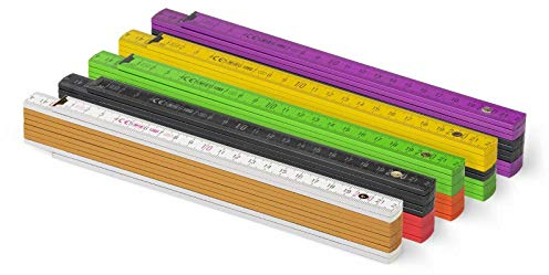 Metrie™ BL52 Zollstock | Gliedermaßstab | Maßstab - 2m - 5 stück