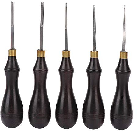 Craft Edge Beveler Leathercraft Edge Beveler Holzgriff Craft Tool Schneiden Beveling Leather Skiver Tool für DIY Leather Craft(2 . 25mm)