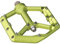 Spank Pedale Oozy Reboot Green Fahrrad Erwachsene Unisex 100 x 100 mm