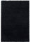 Teppium Moderner Hochflor Teppich Wohnzimmer 160x230 cm Schwarz - Shaggy Flauschiger Teppich, Extra Weich, Pflegeleicht und Einfarbig - für Schlafzimmer, Küche und Esszimmer