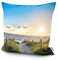 heimtexland ® Outdoorkissen Bedruckt 45x45 Garten Lounge Dekokissen Outdoor Lotus Effekt Typ742 Maritim Sonnenuntergang