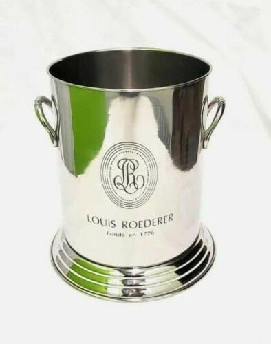 Retro Collection's Louis Roederer Champagne Wine Ice Bucket (Heavy) Chrome/Nickel Plated Small