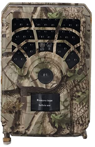 CCYLEZ Jagdkamera 720P 5MP, 1280x720P 25FPS HD-Video-Jagdkamera mit 120-Grad-Weitwinkel, 0,8-s-Trigger-Zeitspur-Wildkamera IP56 wasserdichte IR-Nachtsichtbar für Wildlife Deer Game Trail