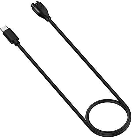 LOKEKE For Garmin Forerunner 265 USB C Charger Cable, Portable Replacement USB Type C Charger Charging Dock Cable For Garmin Forerunner 265/265S/965/955