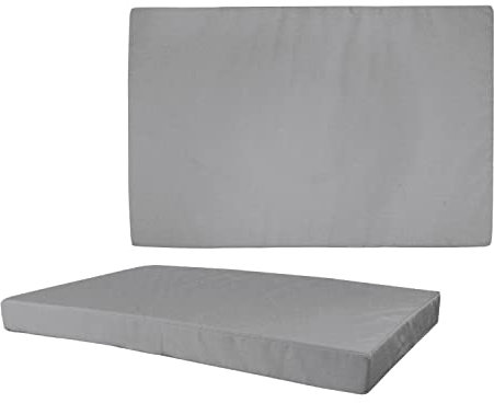 MyVorrei 2 Rücken- und Sitzkissen für Sessel für den Außenbereich, Nautisch und Garten, 80 x 120 cm, Dicke 10 cm, abnehmbarer Bezug mit Reißverschluss, Bezug 100 % Polyester