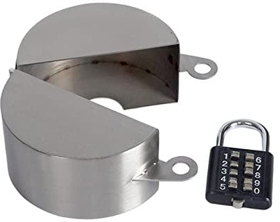 Outdoor Faucet Cover, Retaining Device, Stainless Steel Faucet Protection Cover, Outdoor Kitchen Garden Hose Lock for Garden