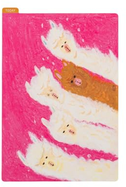 Hobonichi Techo Planner Accessories Keiko Shibata Tableau à crayons pour format A6 (alpagas du vent)