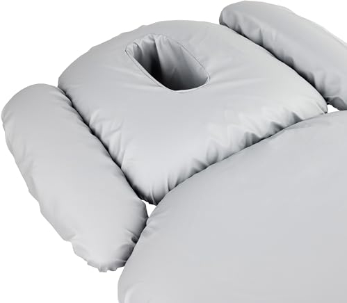 Habys Ölresistenter Bezug | für Therapieliegen Behandlungsliegen Massageliegen Agila 4 | Spannbezug Bettlaken Spannbettlaken | PU-Bezug | Ölabweisend Wasserabweisend |Grau