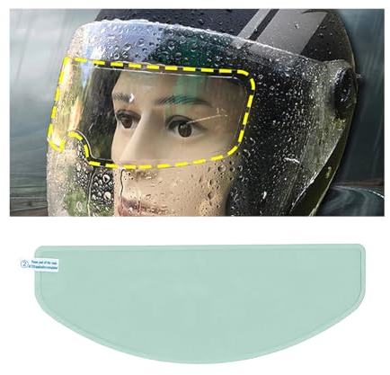 CGEAMDY Motorradhelm Anti-Beschlag Folie, Universeller Motorradhelm Visierschutz Aufkleber, Motorradhelm Schutzfolie Transparent Aufkleber(Anti-Beschlag-Folie)