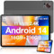 DOOGEE T30S 2024 Newest 11'' Android 14 Tablet, 16GB+256GB/1TB TF Octa-Core, 2.4K Display, 8580mAh, 4G-LTE, Bluetooth 5.0, 2.4G/5G WiFi, 13MP+8MP, GPS, Type-C, Metal Body - Gray
