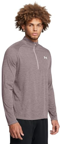 Under Armour Mens Tech Half Zip Top Tetra Grey L