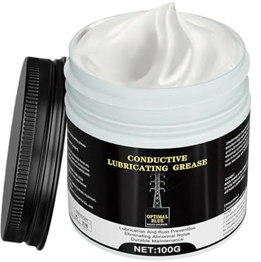 Tuxxjzm Elektrofett,Elektrofett | 100g Leitpaste für den Automobilbereich,Mehrzweck-Kfz-Compound, Anti-Seize-Kupfer für Armaturen, Buchsen, Flansche, Sammler