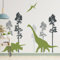 astylishome Wall Stickers Jungle Scene Safari Sticker Self Adhesive Wallpaper for Childrens Bedroom Living Room Home Nursery Easy to Apply and Cleanly Removable 1501