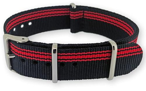 Natos.com - Motorsport Style NATO Uhrenarmband G10 Military Nylon Strap - 20 mm